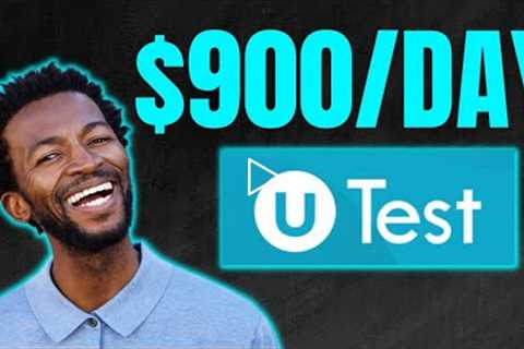 How To Earn Money In 2022 By Using uTest | $900 PER DAY (Make Money Online Testing Apps)