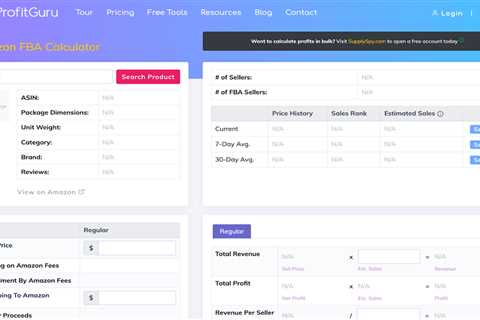 Amazon FBA Calculator - How to Calculate Your Profits and Expenses for Selling on Amazon