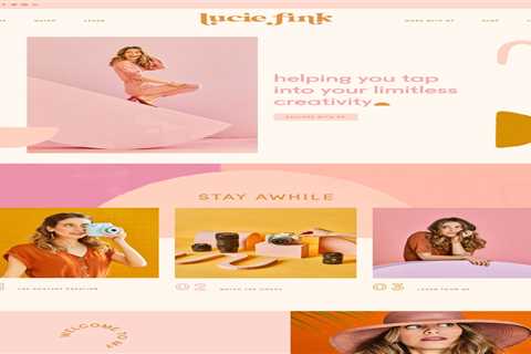 bright, colorful custom squarespace web design