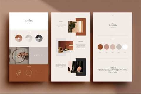 24 Brand Sheets Template based on Modern and Minimalist Graphic Design