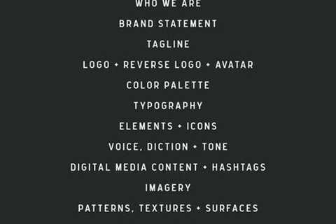 Brand Strategy Elements of Style