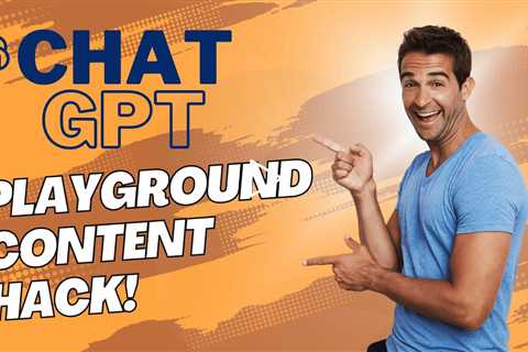 🔥 How To Use Chat GPT + Playground To Level Up Your Content 👆