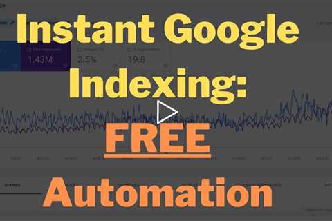 How To Automate Blog Post Indexing On Google For FREE - Step-By-Step