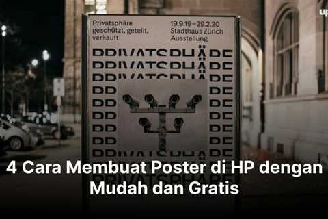 4 Cara Membuat Poster di HP dengan Mudah dan Gratis