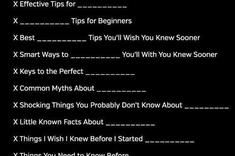 200+ Awesome Blog Post Title Templates for Powerful Headlines – Vital Dollar | Blog post titles, Blo