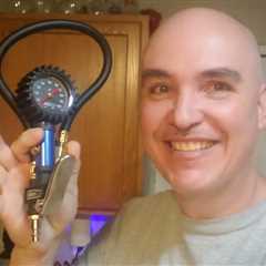ANY AIR-COMPRESSOR? Gerchway Tire Inflator Pressure Gauge Review Unboxing Demo Presta Schrader Valve