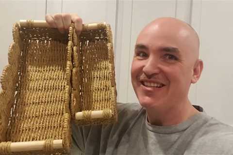 CANT FIND WHAT? SlopHaul Paper Rope Storage Basket with Wooden Handles Review Unboxing Demo Test